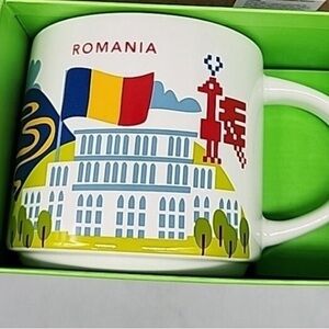 2023 STARBUCKS YOU ARE HERE COLLECTION Romania CERAMIC COFFEE MUG